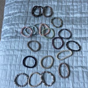 Assorted beaded brackets. Slip on. So many colors to accent outfits.